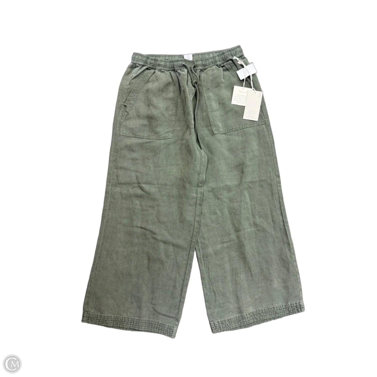 Pants Linen By Joie In Green, Size: L