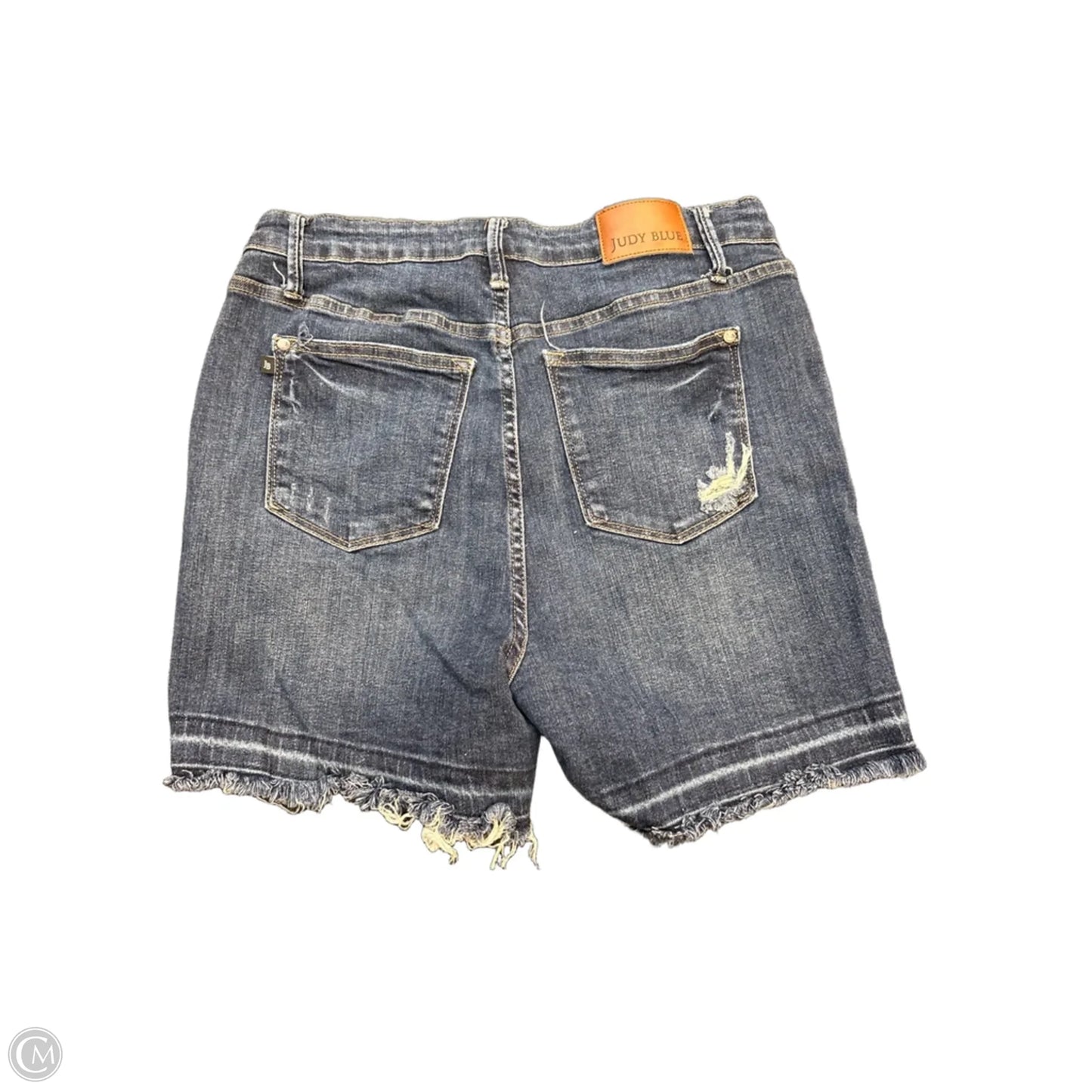 Shorts By Judy Blue In Blue Denim, Size: Xl