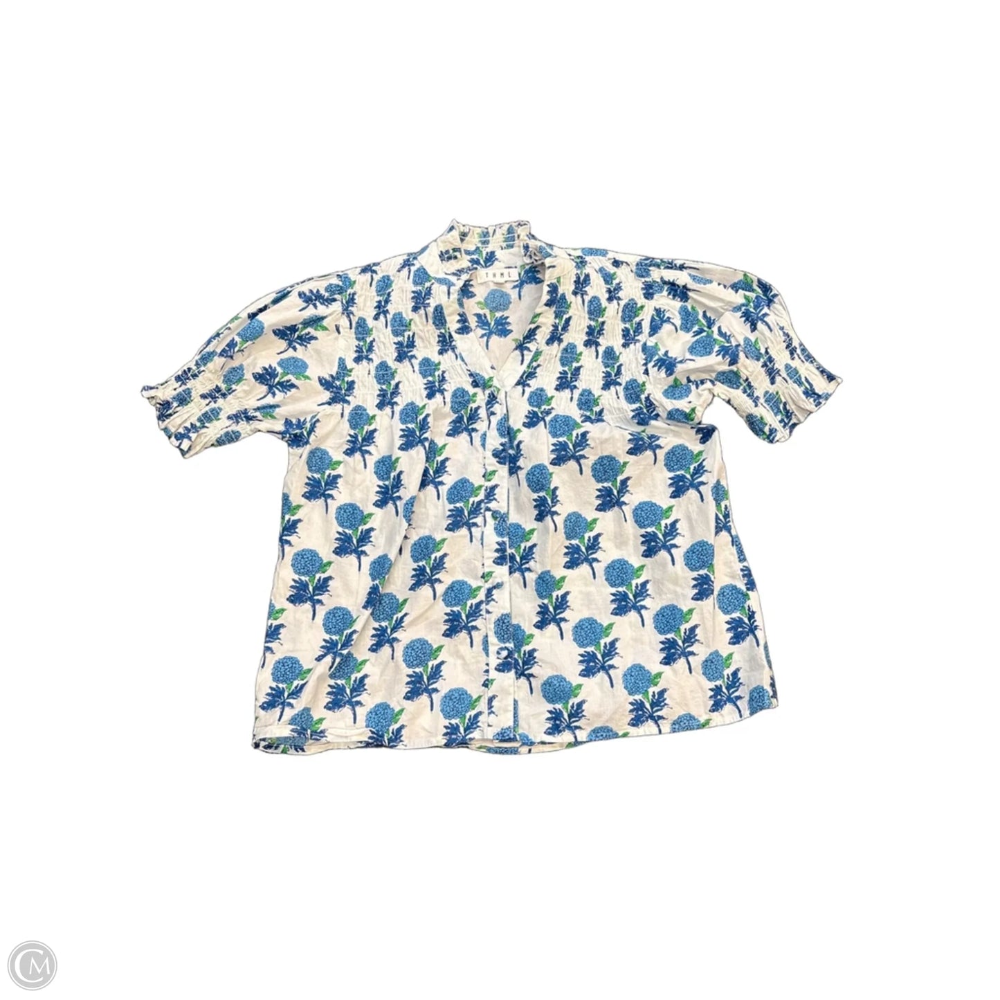 Top Short Sleeve By Thml In Floral Print, Size: S