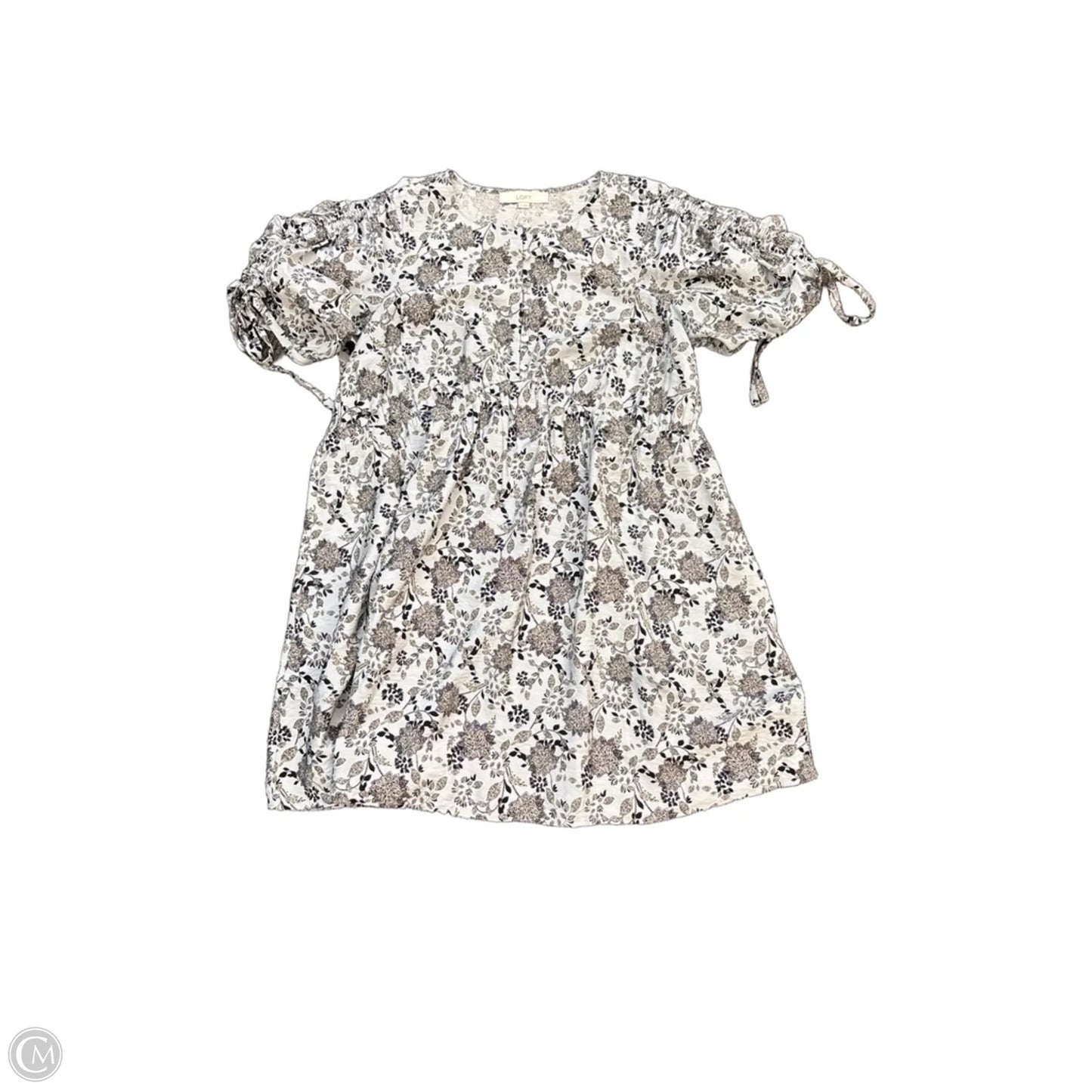 Dress Casual Short By Loft In Black & Blue, Size: M