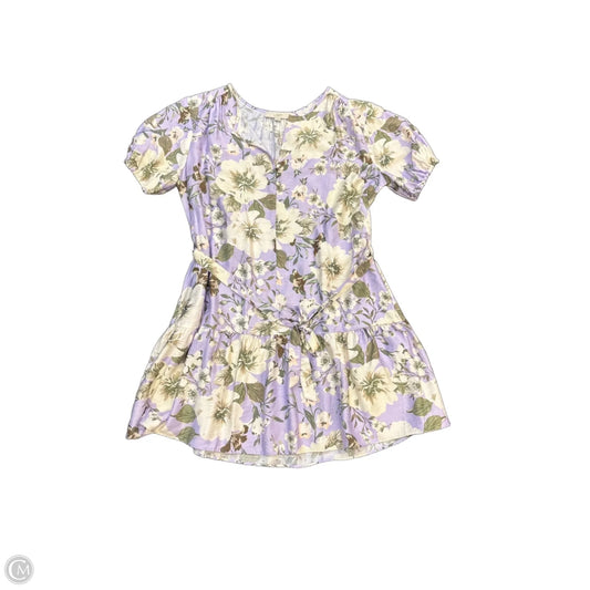 Dress Casual Short By Loft In Purple, Size: M