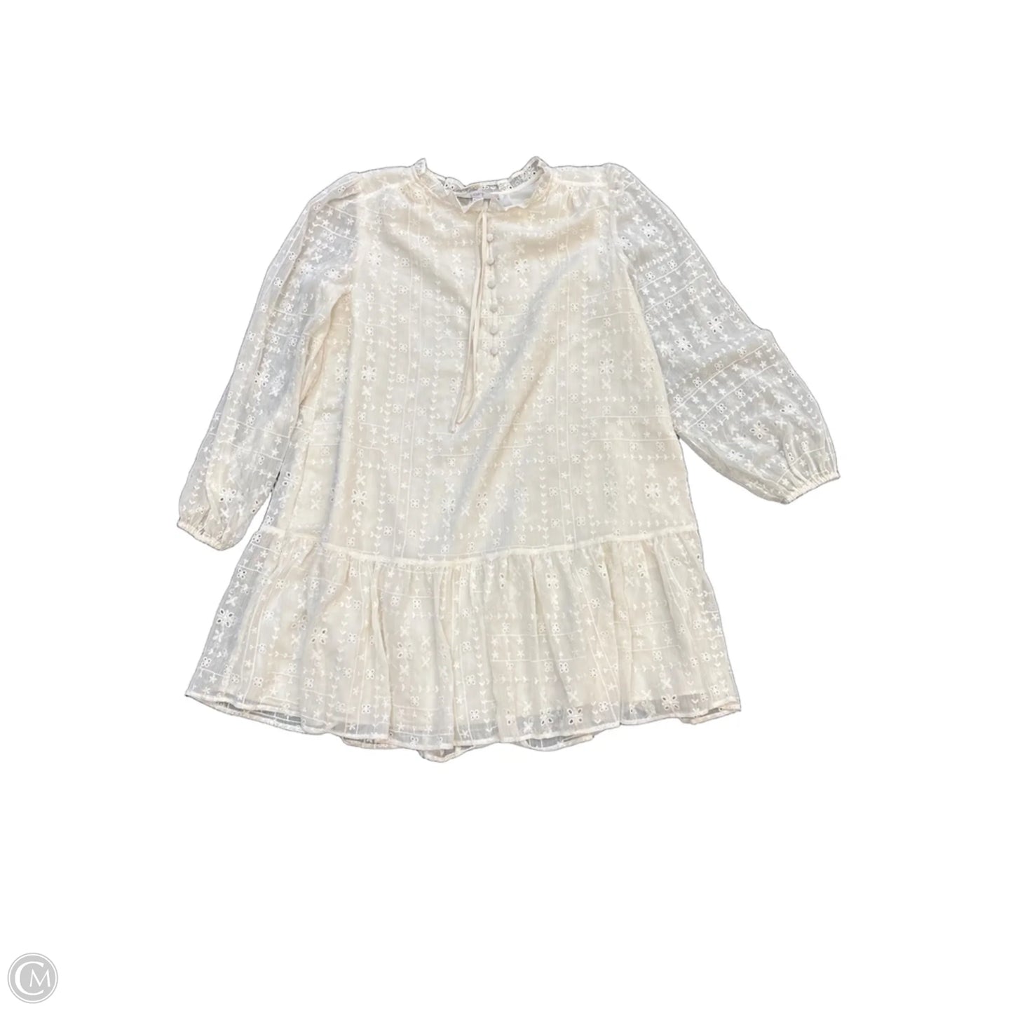 Dress Party Short By Loft In Cream, Size: M