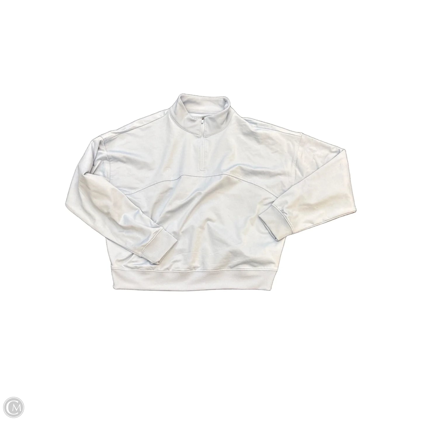 Athletic Top Long Sleeve Collar By Thread And Supply In Blue, Size: L