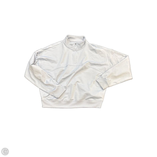 Athletic Top Long Sleeve Collar By Thread And Supply In Blue, Size: L