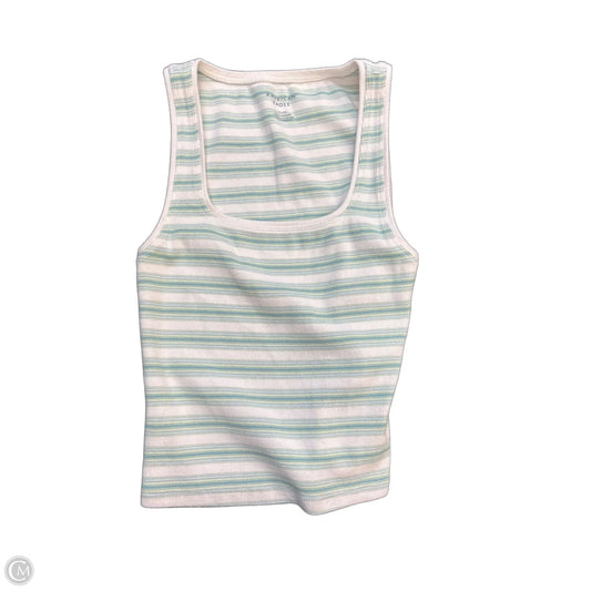 Top Sleeveless Basic By American Eagle In Striped Pattern, Size: S