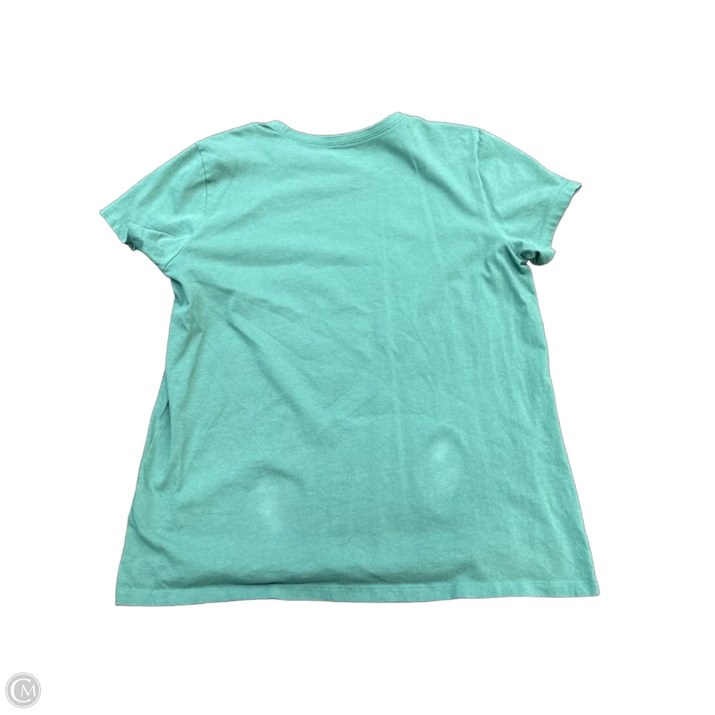 Top Short Sleeve By Life Is Good In Green, Size: Xl