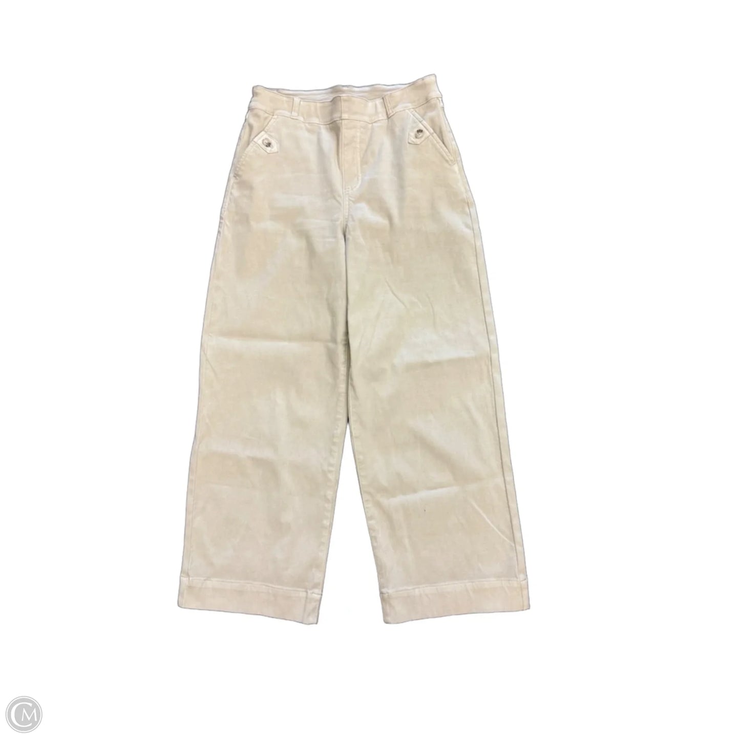 Jeans Wide Leg By Spanx In Tan Denim, Size: M