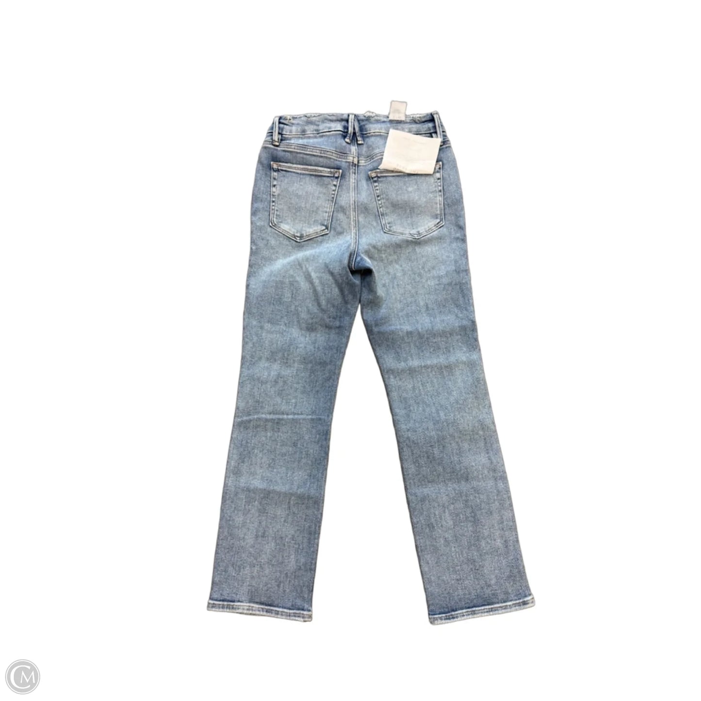 Jeans Straight By Good American In Blue Denim, Size: 6