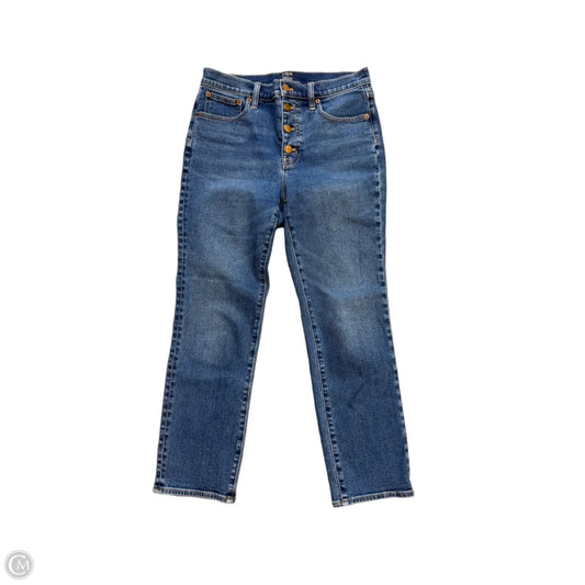 Jeans Straight By J. Crew In Blue Denim, Size: 6