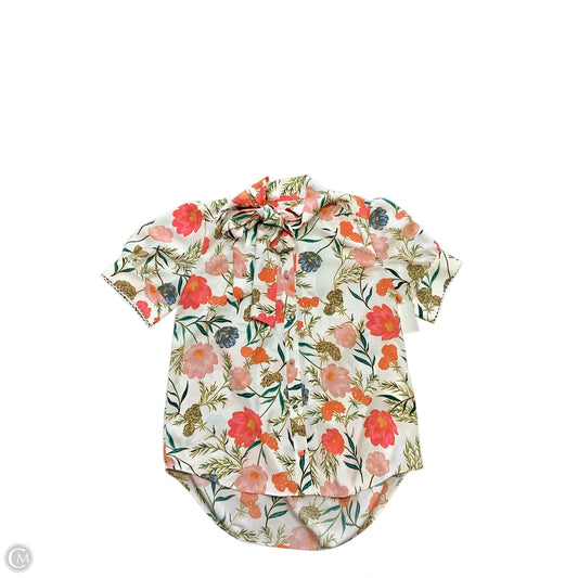 Blouse Designer By Kate Spade In Floral Print, Size: S