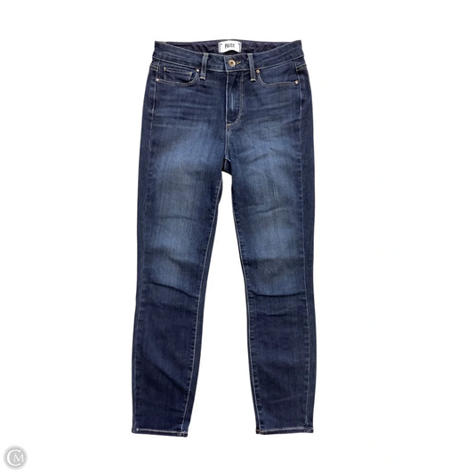 Jeans Skinny By Paige In Blue Denim, Size: 2(25)