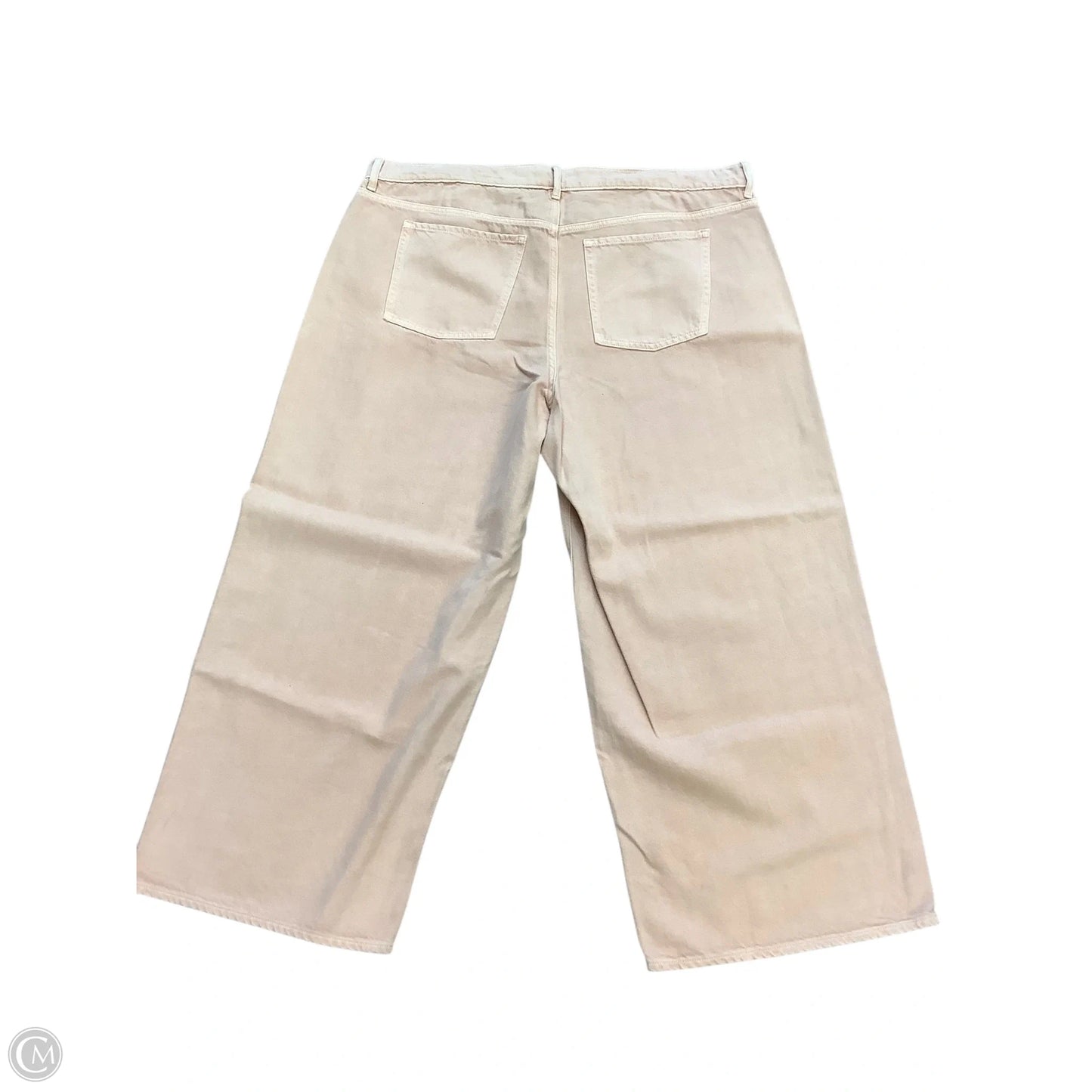 Jeans Wide Leg By Old Navy In Pink Denim, Size: 20