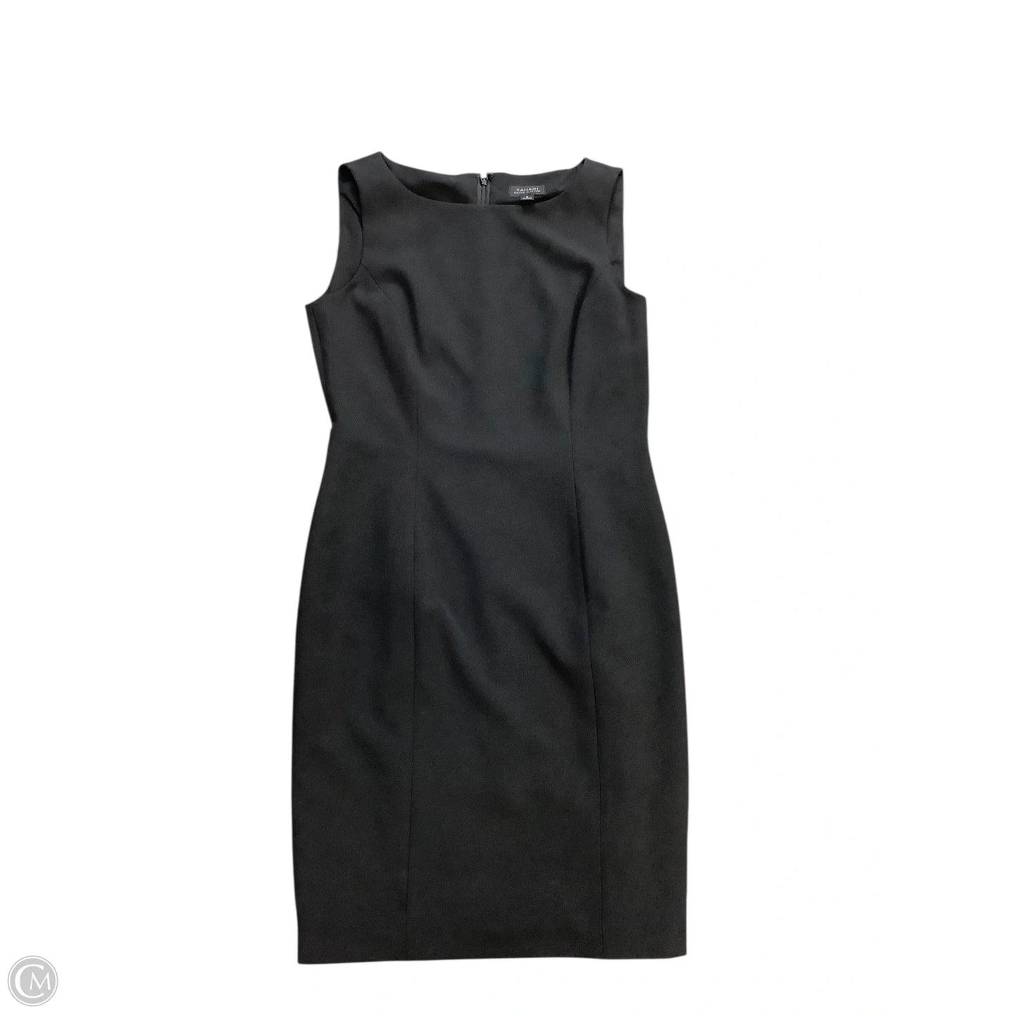 Dress Casual Midi By Tahari In Black, Size: 8