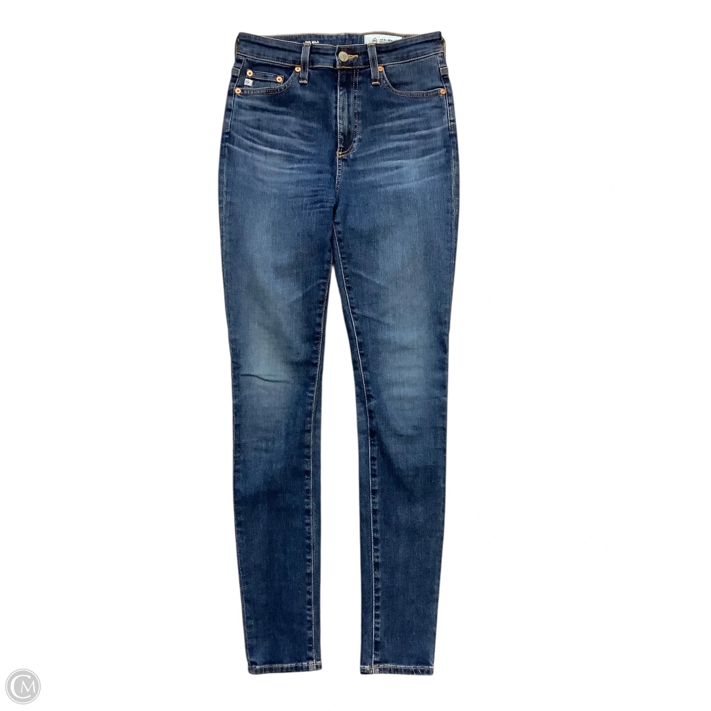 Jeans Skinny By Ag Jeans In Blue, Size: 2(26)