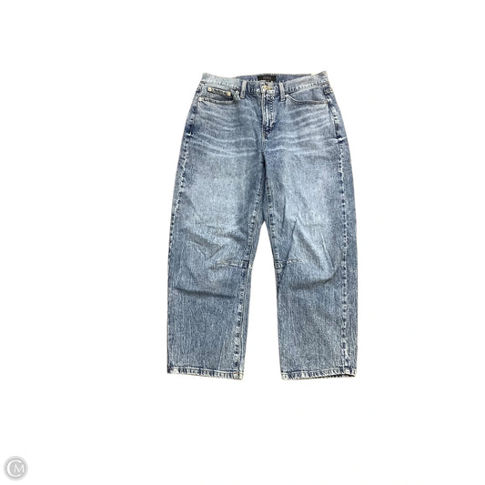 Jeans Wide Leg By Banana Republic In Blue, Size: 8 (29)