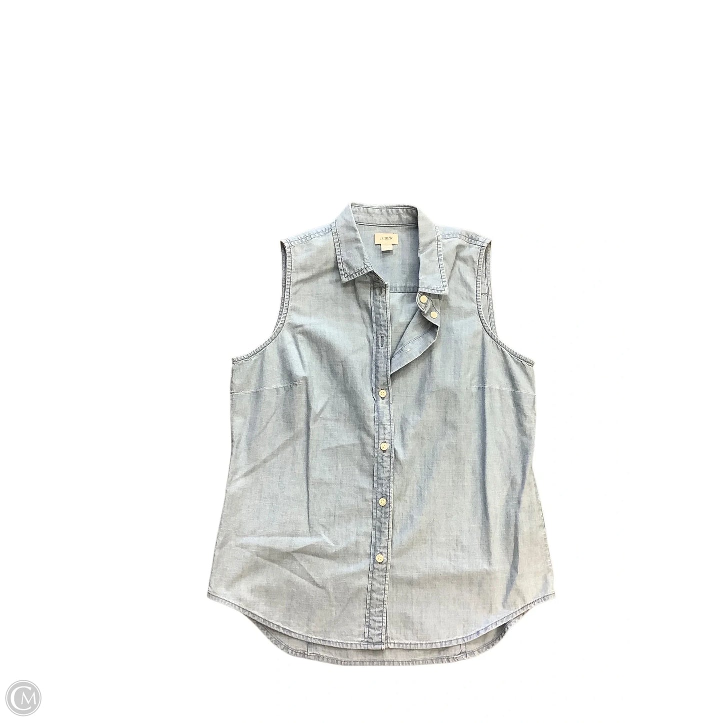 Top Sleeveless By J. Crew In Blue, Size: S