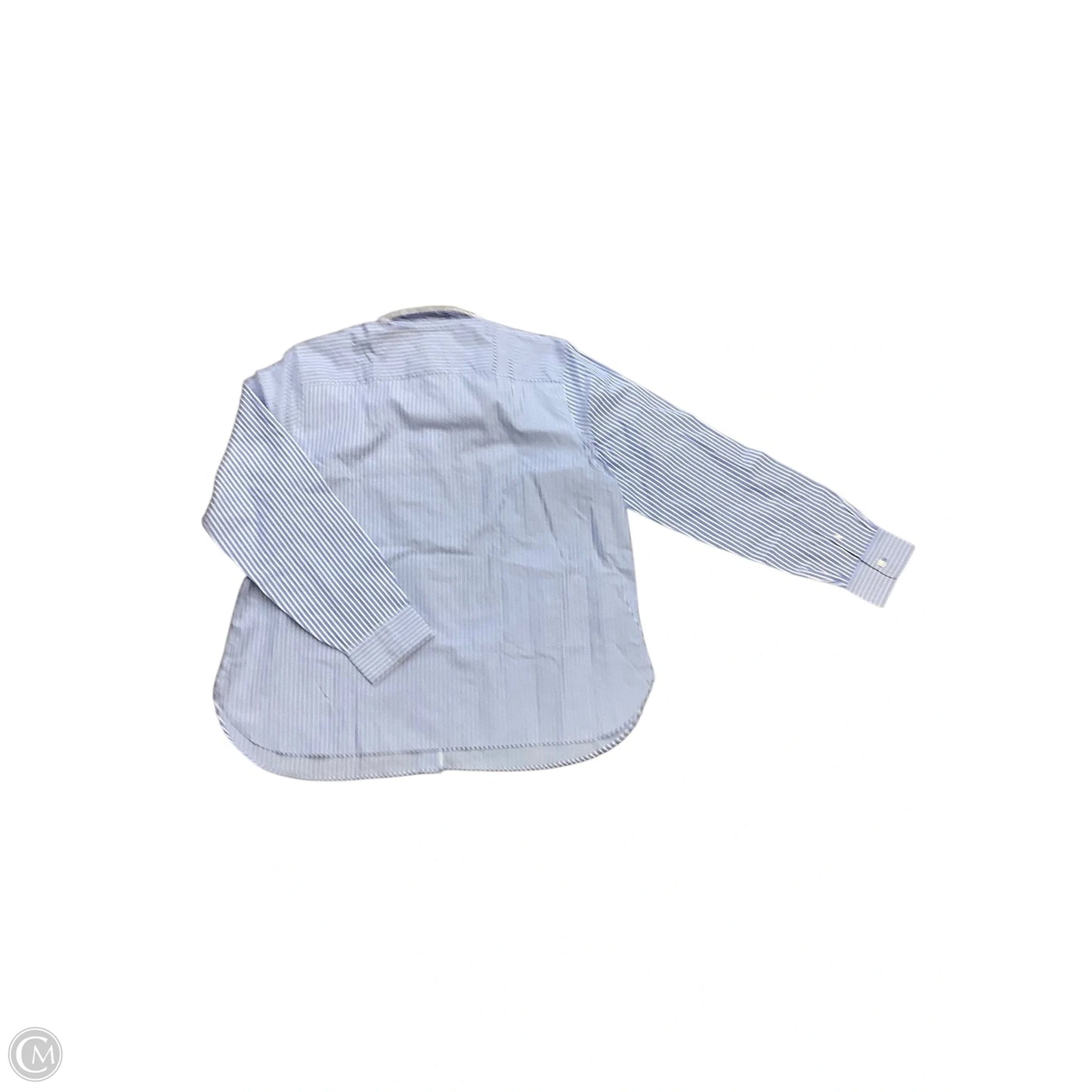 Top Long Sleeve By J. Crew In Blue & White, Size: 16