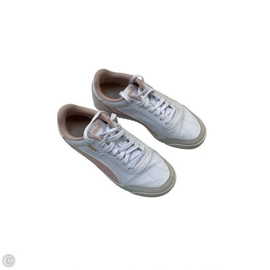 Shoes Sneakers By Puma In Pink & White, Size: 7.5