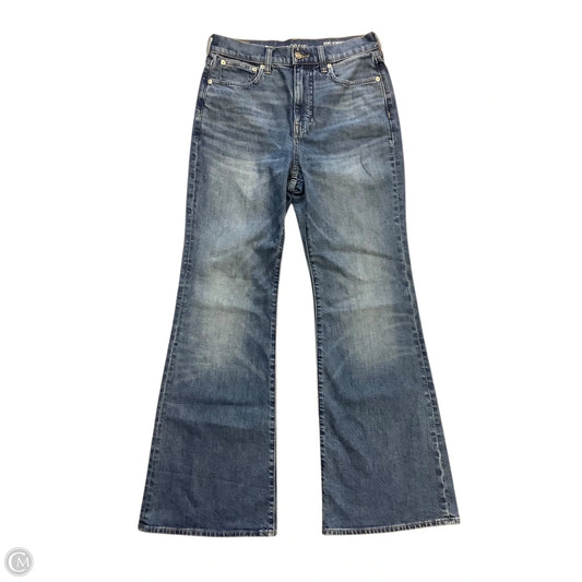 Jeans Flared By J. Crew In Blue, Size: 4(27)