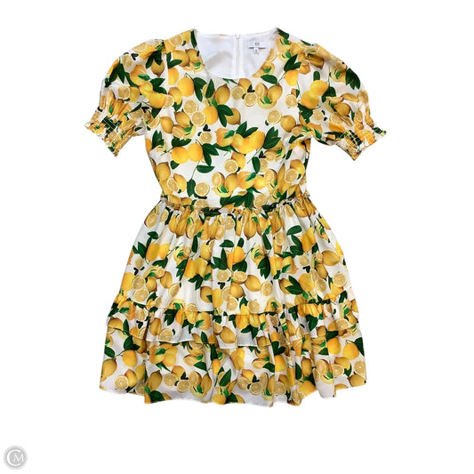 Dress Casual Midi By Cmc In Yellow, Size: M