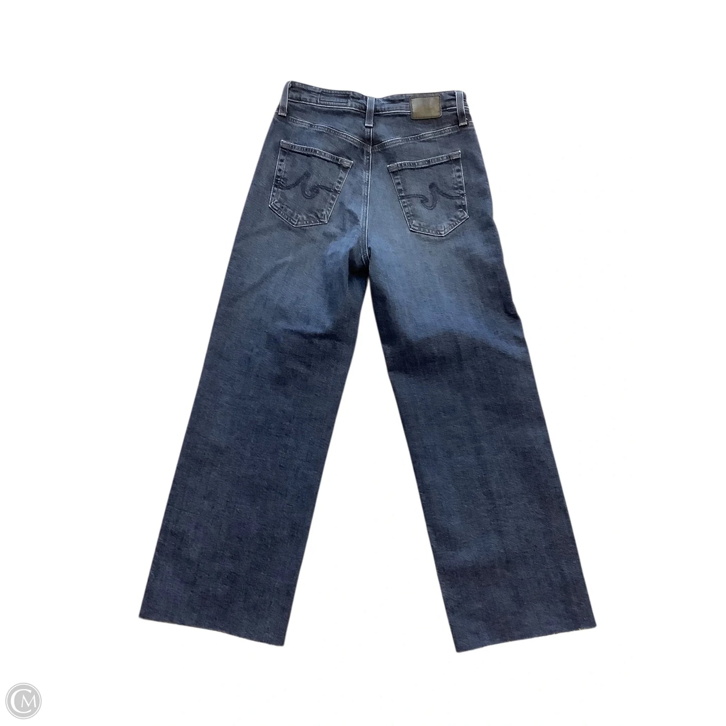 Jeans Wide Leg By Ag Jeans In Blue, Size: 4