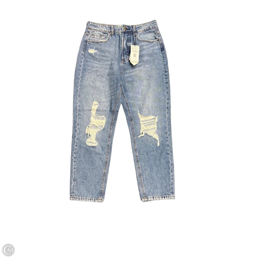 Jeans Wide Leg By Stradivarius In Blue, Size: 8