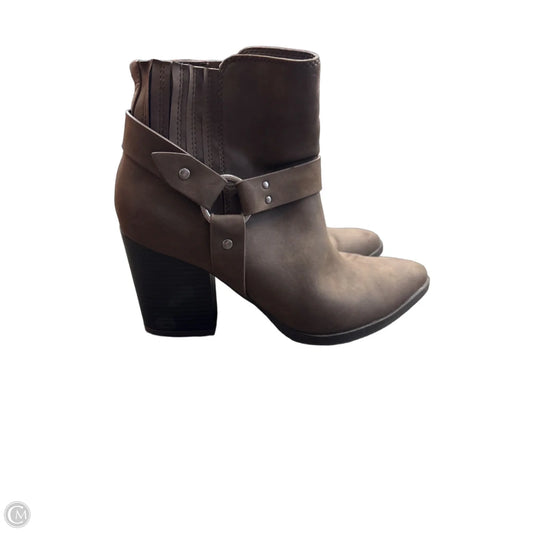 Boots Ankle Heels By Indigo Rd In Brown, Size: 8