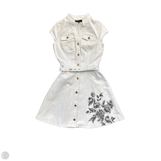 Dress Casual Midi By White House Black Market In White, Size: 0