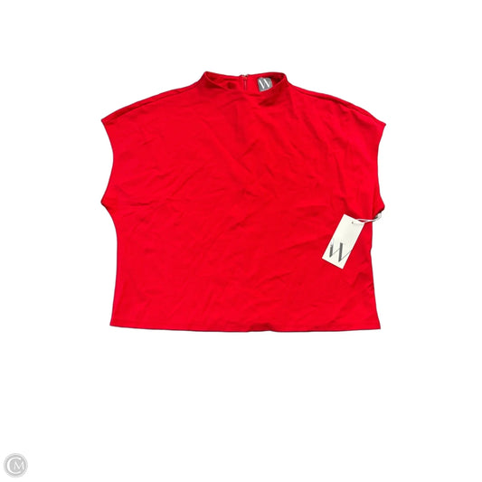 Top Sleeveless Basic By Worthington In Red, Size: Xl