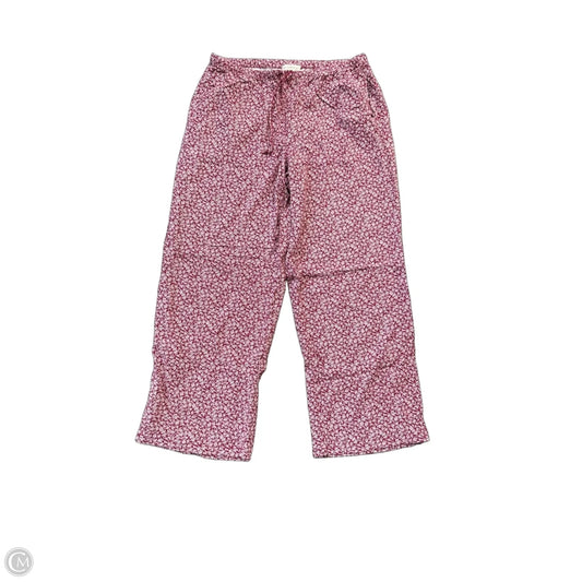 Pants Lounge By Ultra Flirt In Red & White, Size: L