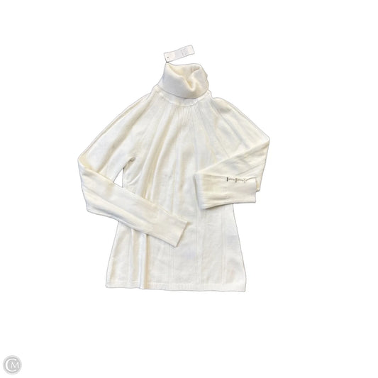 Top Long Sleeve By White House Black Market In White, Size: S