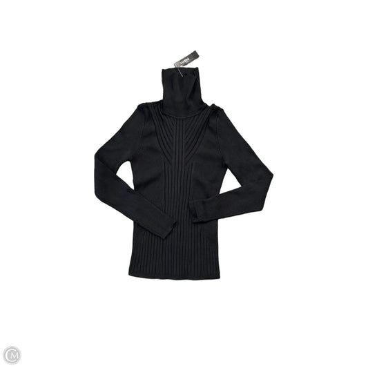 Top Long Sleeve By White House Black Market In Black & White, Size: Xs