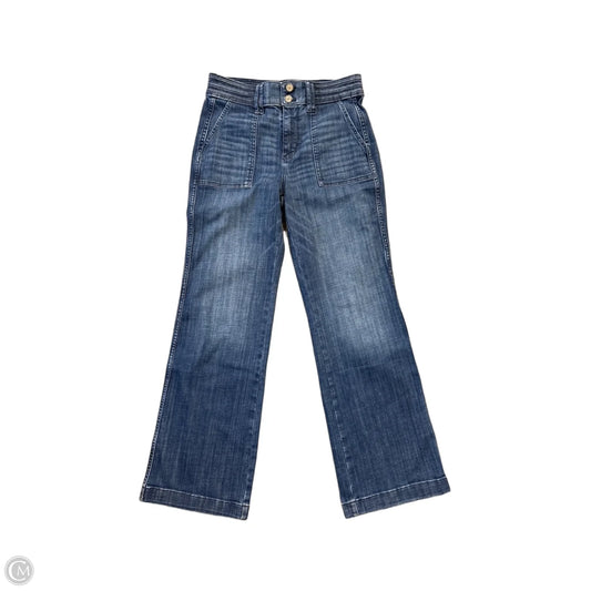 Jeans Wide Leg By White House Black Market In Blue, Size: 8