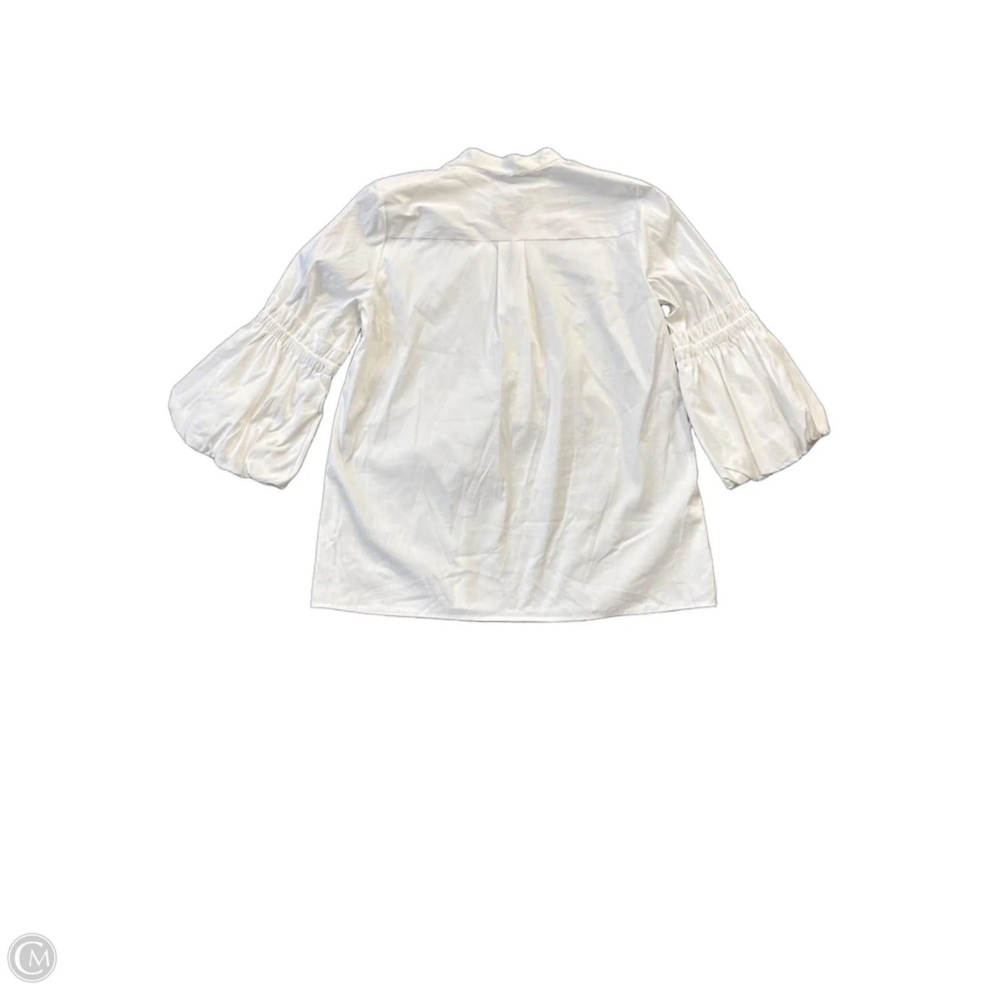 Top Long Sleeve By Chicos In White, Size: M