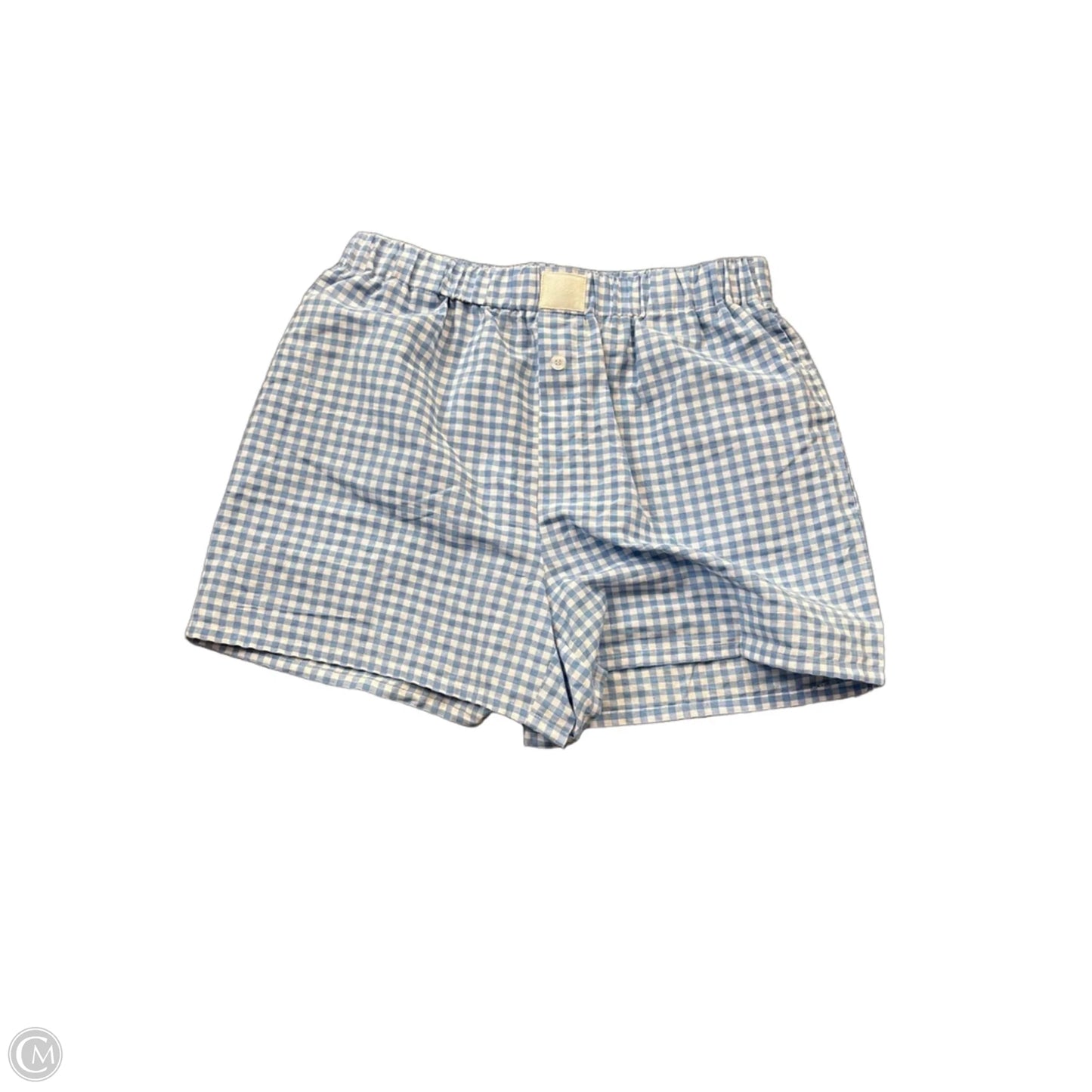 Shorts By Clothes Mentor In Blue & White, Size: L