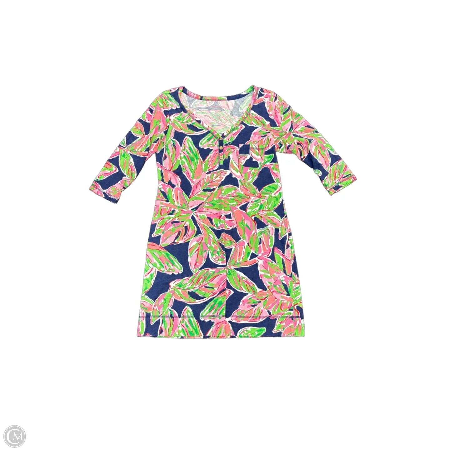 Dress Designer By Lilly Pulitzer In Blue, Size: L