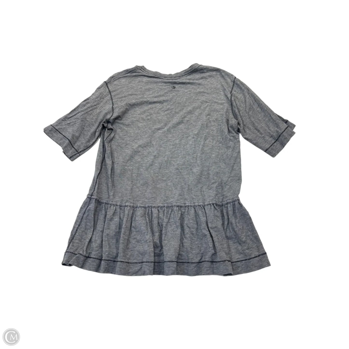 Top Short Sleeve By Lululemon In Black, Size: S