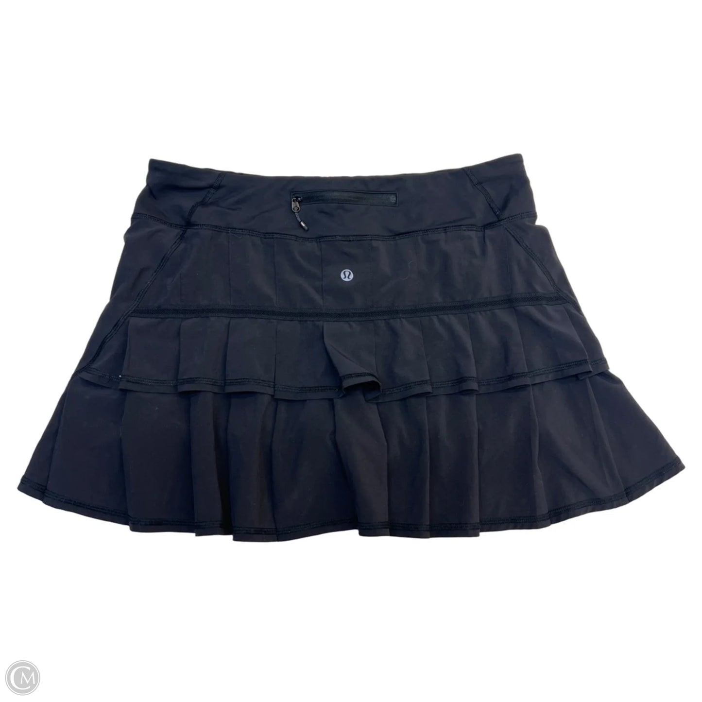 Athletic Skort By Lululemon In Black, Size: 8