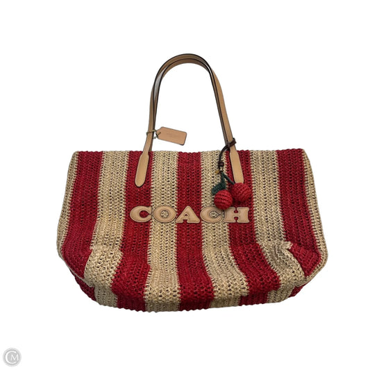 Tote Designer By Coach, Size: Large