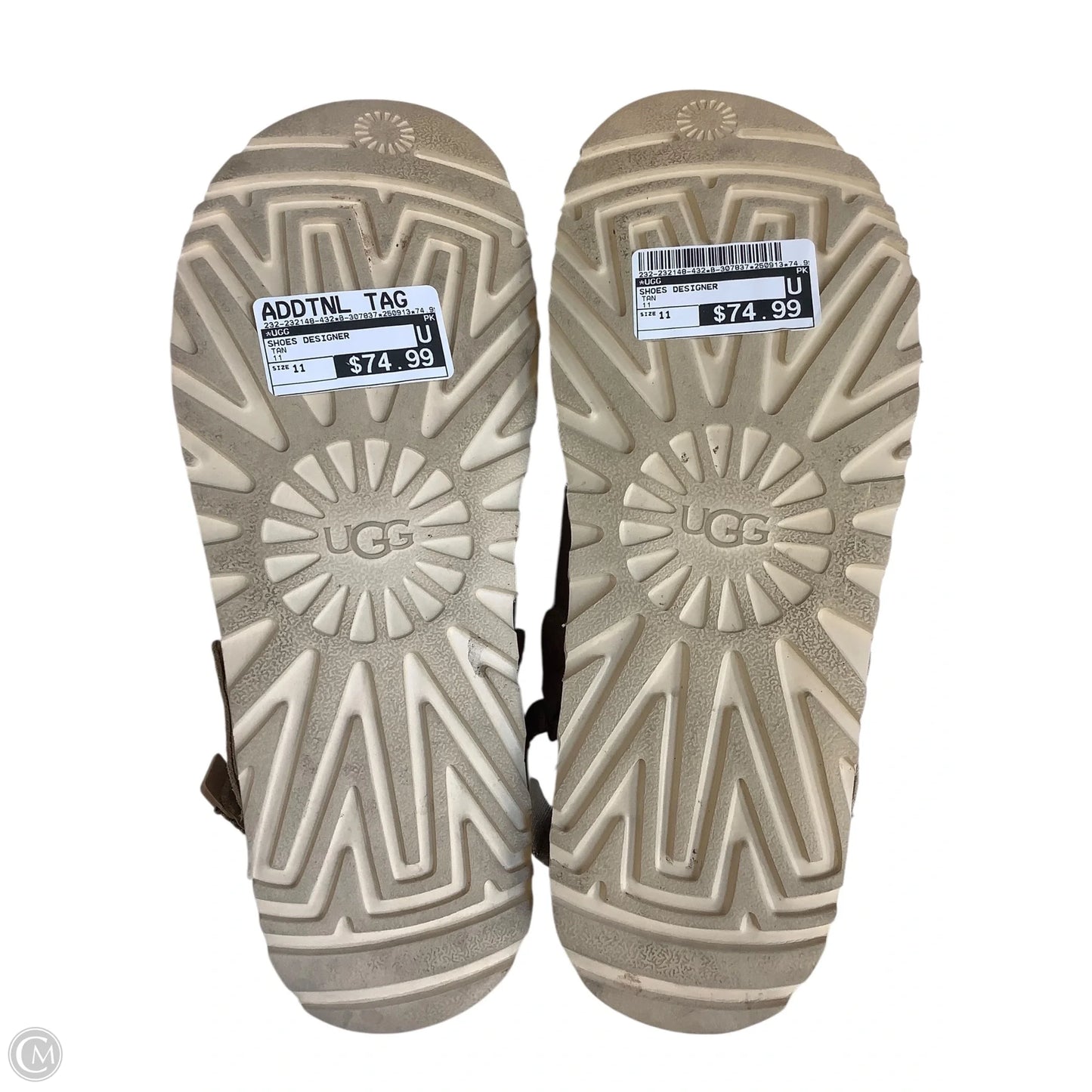 Shoes Designer By Ugg In Tan, Size: 11