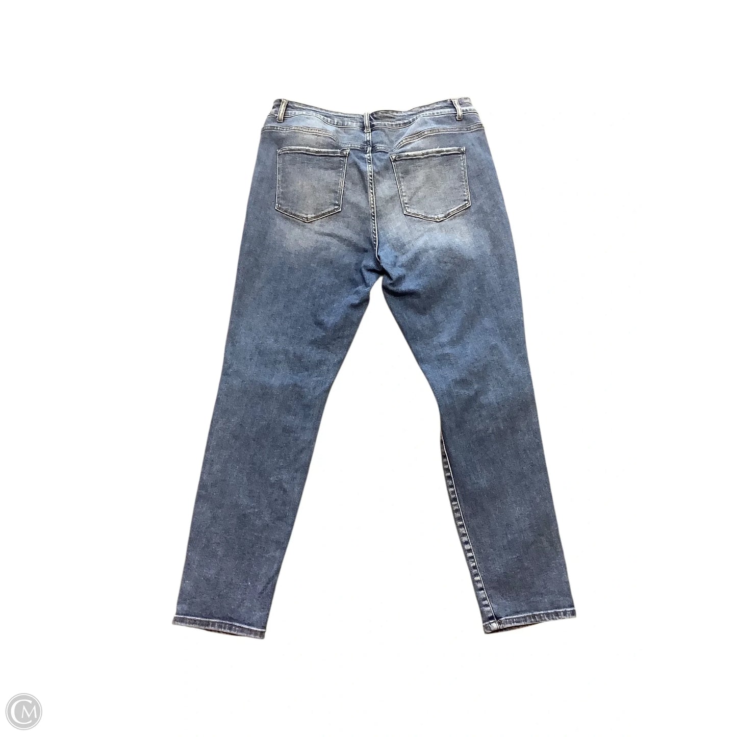 Jeans Straight By Vervet In Blue, Size: 16