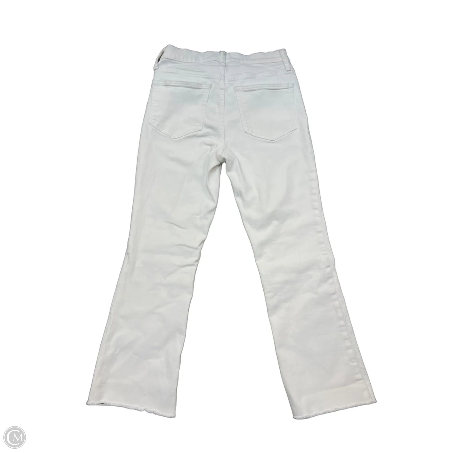 Jeans Cropped By J. Crew In White, Size: 28