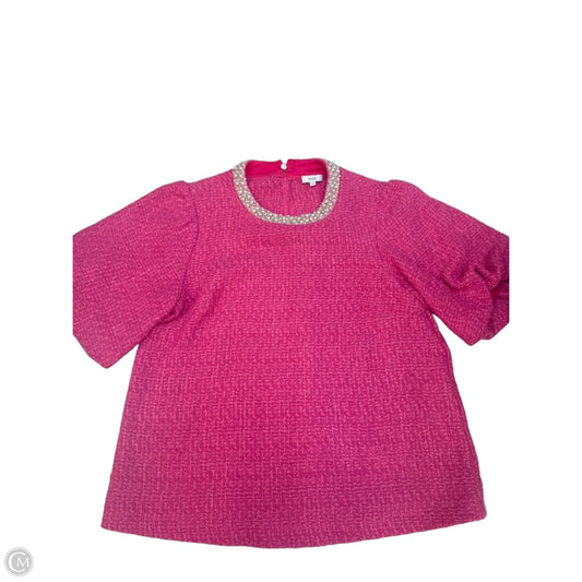 Top Short Sleeve By Voy In Pink, Size: S