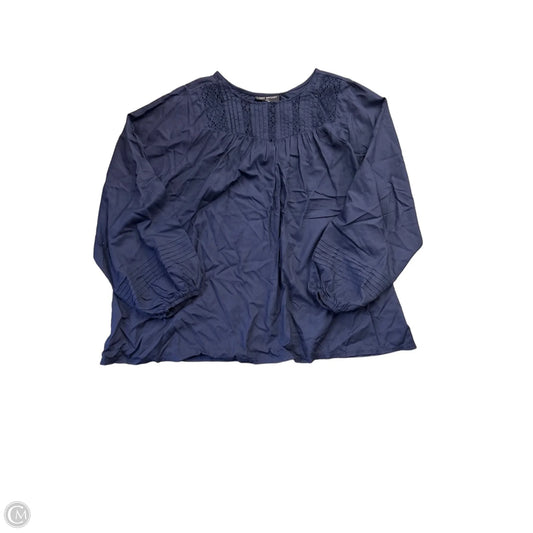 Top Long Sleeve By Lane Bryant In Blue, Size: 18