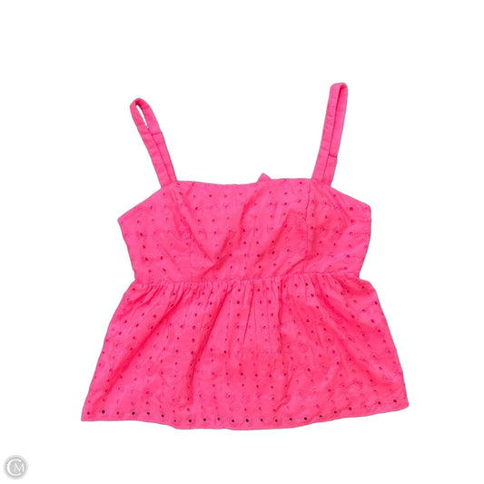 Top Sleeveless Designer By Lilly Pulitzer In Pink, Size: 10