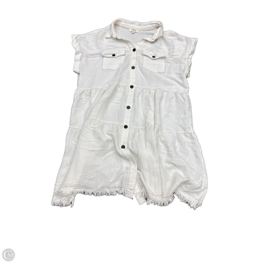 Dress Casual Short By Umgee In White, Size: L