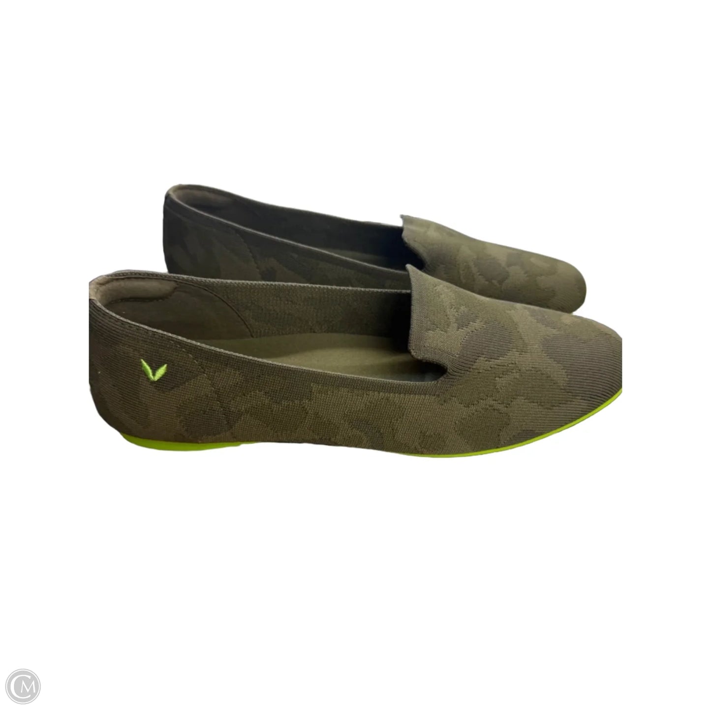 Shoes Flats By Vivaia In Green, Size: 9.5