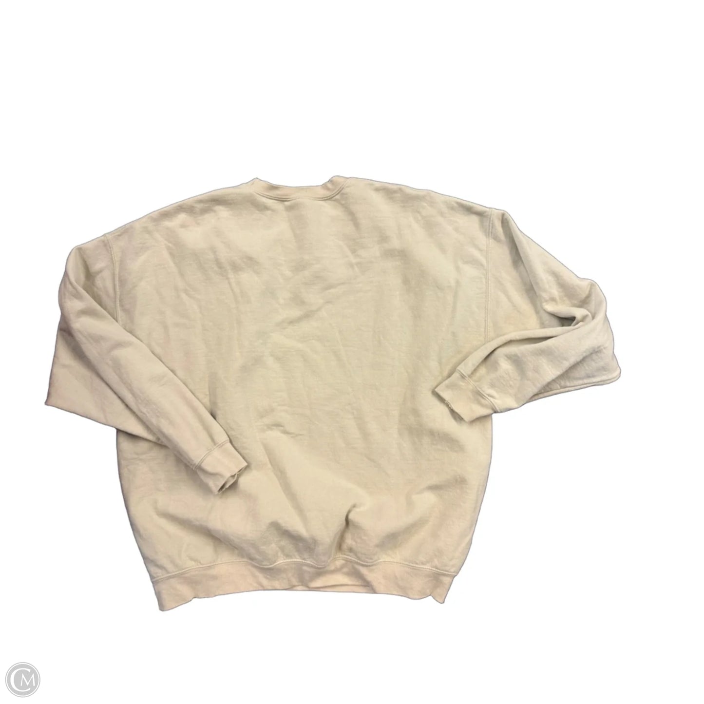 Sweatshirt Crewneck By Thyme And Honey In Beige, Size: Xl
