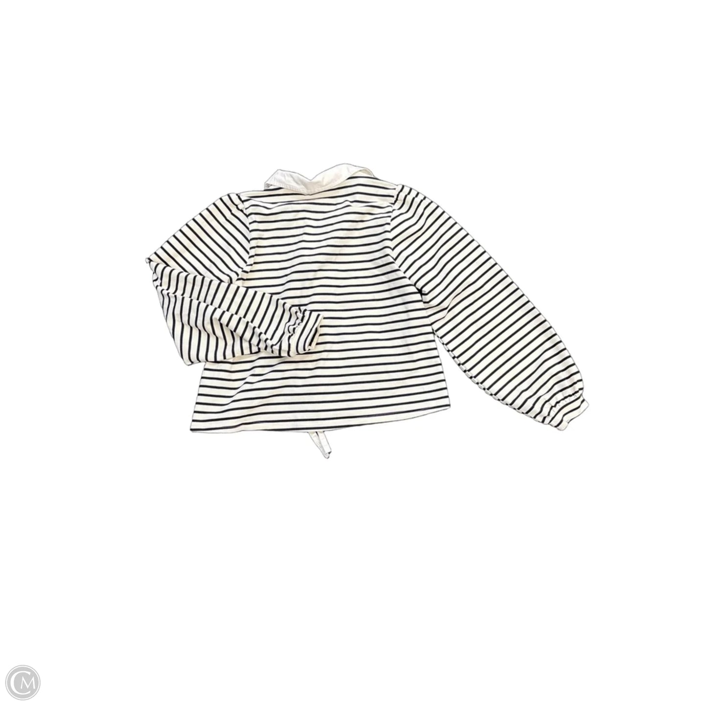 Top Long Sleeve By Jodifl In Black & Cream, Size: S