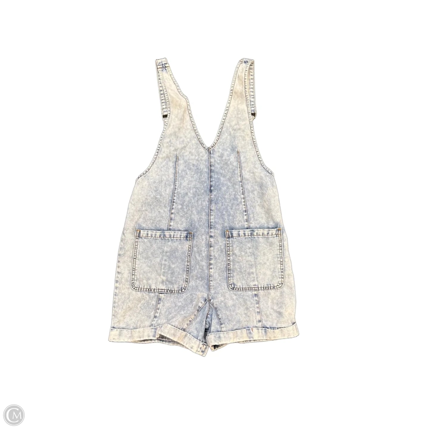 Shortalls By Clothes Mentor In Blue, Size: S